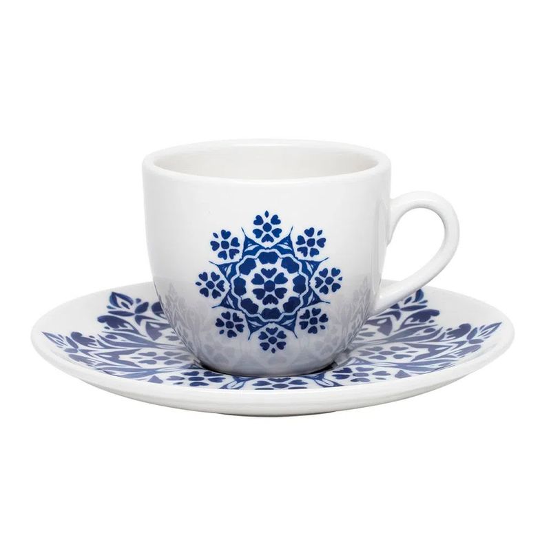 Xicara-Cha-220-ml-com-Pires-Blue-Indian