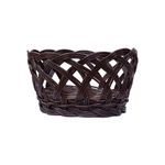 Cesta-pao-oval-trabalhada-25x19x8-cm-aberta-marrom