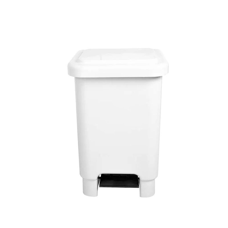 Lixeira-Retangular-25-L-Com-Pedal-Branca