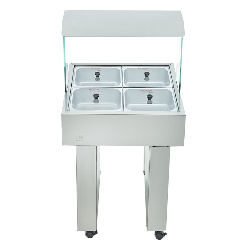 Carro-Termico-4-Cubas-Inox-220-V
