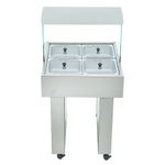 Carro-Salada-4-Cubas-Inox-Gelo-X