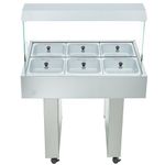 Carro-Termico-6-Cubas-Inox-220-V