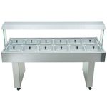 Carro-Salada-12-Cubas-Inox-Gelo-X