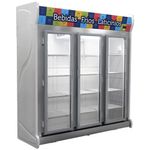 Expositor-Vertical-3-Portas-Vidro-1448-L-Cinza-220-V