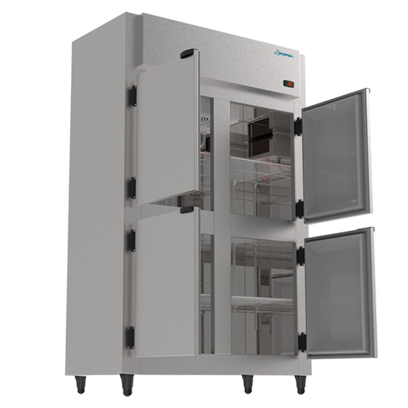 Refrigerador-Mini-Camara-4-Portas-220v-Inox
