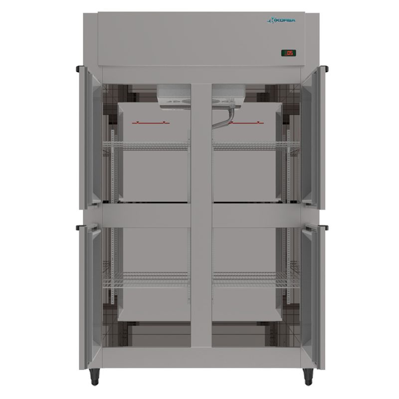 Refrigerador-Mini-Camara-4-Portas-220v-Inox
