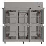 Refrigerador-Mini-Camara-6-Portas-220v-Inox