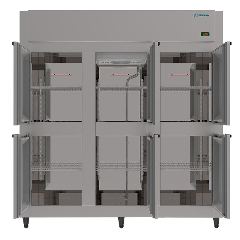 Refrigerador-Mini-Camara-6-Portas-220v-Inox