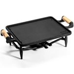Rechaud-Retangular-30x25-Cm-Liso-Com-Alca-Madeira
