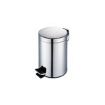 Lixeira-5-L-Redonda-Inox-Com-Pedal