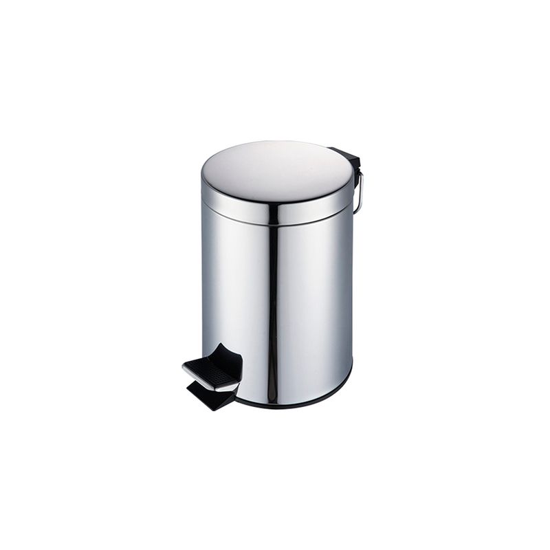 Lixeira-5-L-Redonda-Inox-Com-Pedal