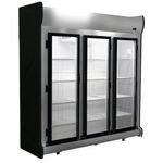 Expositor-Vertical-3-Portas-Vidro-1448-L-Inox-Preta-220-V